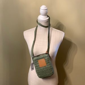 Sonoma straw crossbody purse